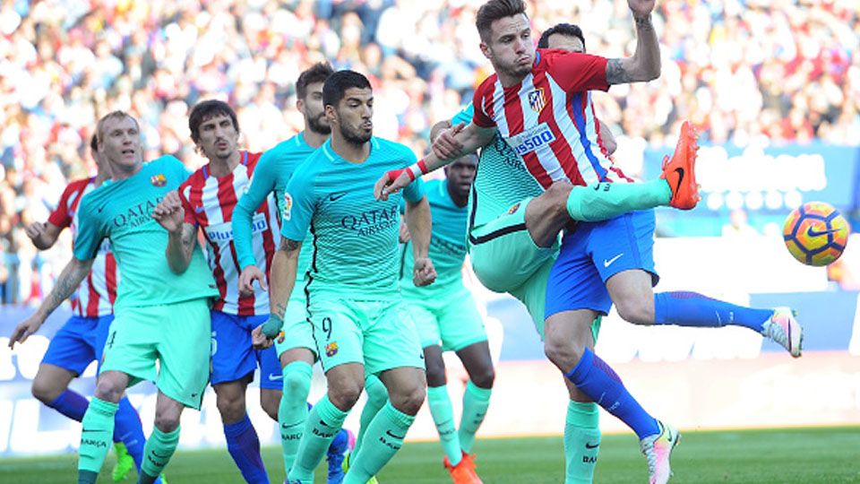 Atletico Madrid vs Barcelona. Copyright: © Getty Images